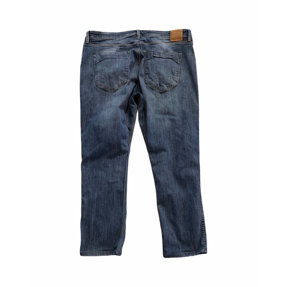 DUER Performance Denim Organic Cotton Jeans Mens 40x32 -Actual 40 X29 Relaxed - Picture 2 of 10